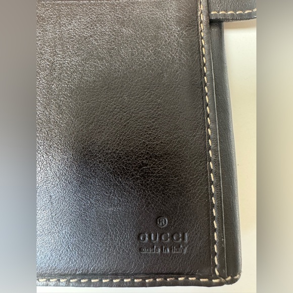 Gucci Tan and Brown Long Monogram Wallet - Picture 10 of 15